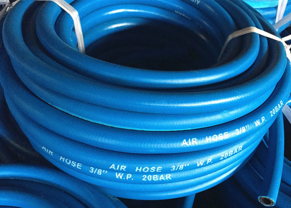 Ống khí cao su màu xanh cho dụng cụ khí nén, ống máy nén khí linh hoạt
