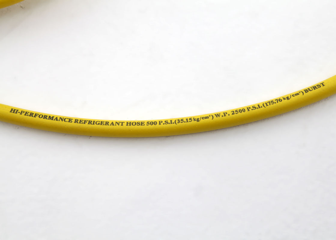 Ống xoắn ốc bằng sợi polyester, ống làm lạnh màu vàng