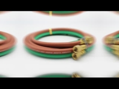 Khả năng chống cháy lớp T Twin Welding Hose Passion I.D 1/4' W.P 300Psi cho oxy / nhiên liệu