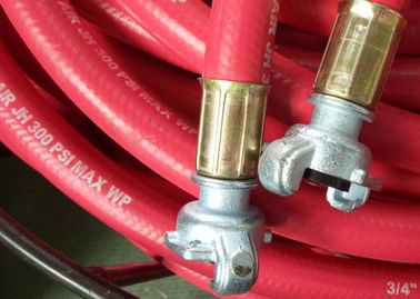 Lắp ráp ống cao su Flex ID 3/4 inch với phụ kiện Chicago, áp suất làm việc 300 Psi