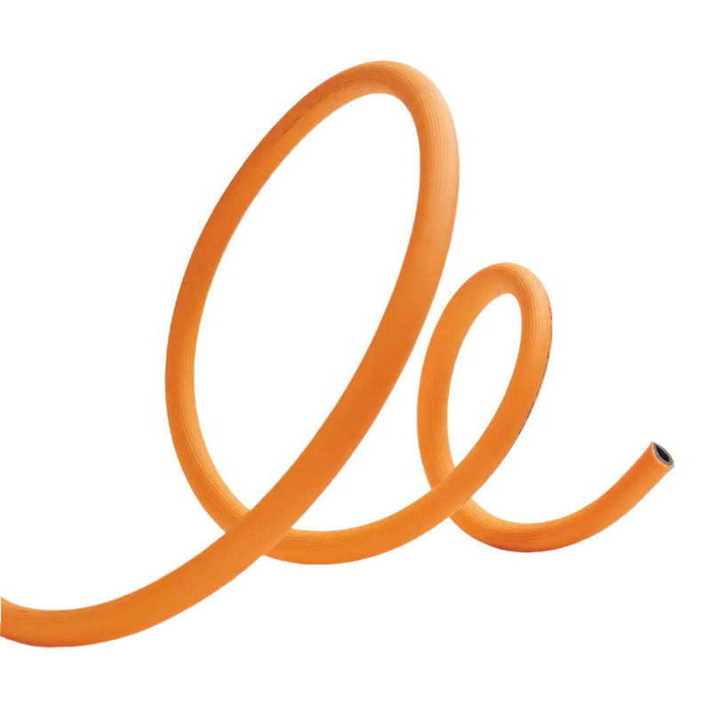 Ống khí LPG màu cam 50ft / 100ft linh hoạt W. P 20bar 10mm màu cam