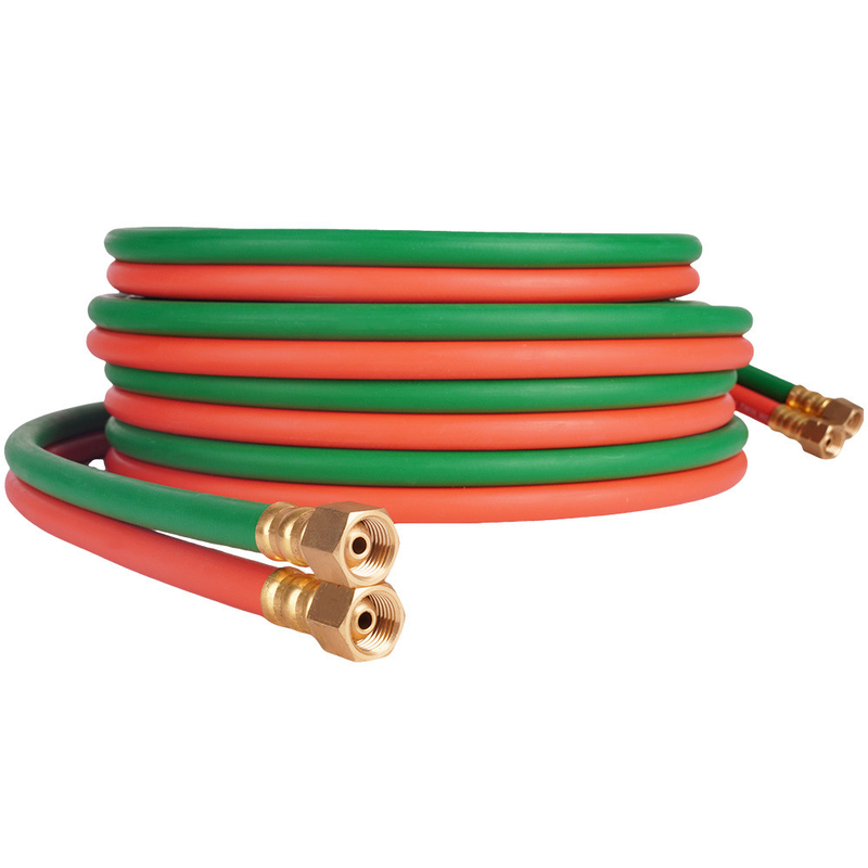 Hai màu Oxy Acetylene 1/4 'X 100FT hàn Twin ống ống cao su