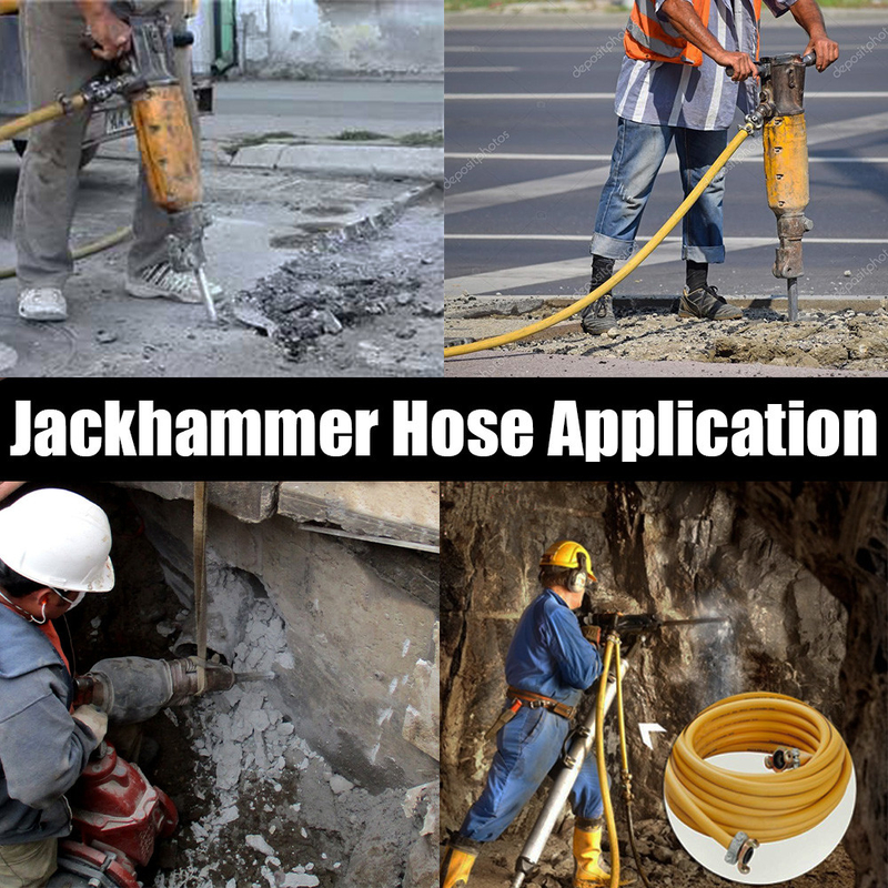 Công suất nặng 3/4 inch 100FT Jackhammer Air Hose Assembly cho thị trường Hoa Kỳ