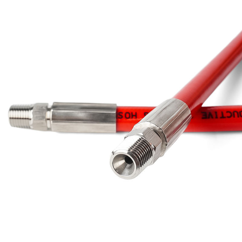 Vòng ống thủy lực nhiệt nhựa nạp CNG áp suất cao với nắp chống mài mòn và thiết kế nhẹ cho hoạt động thủy lực