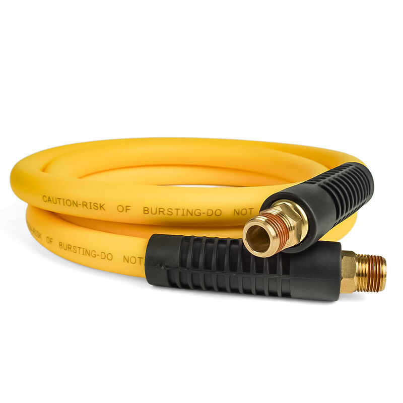 Industrial Hybrid Air Line Ultra-Flexible Rubber PVC Hose, 300 PSI Rated for Pneumatic Equipment