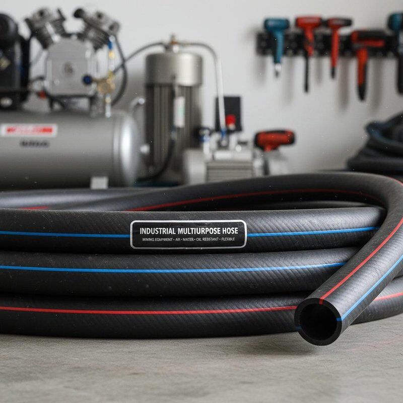 Vòng ống cao su đa dụng công nghiệp cho thiết bị khai thác mỏ với ống nitrile chống dầu và gia cố dệt cao độ kéo