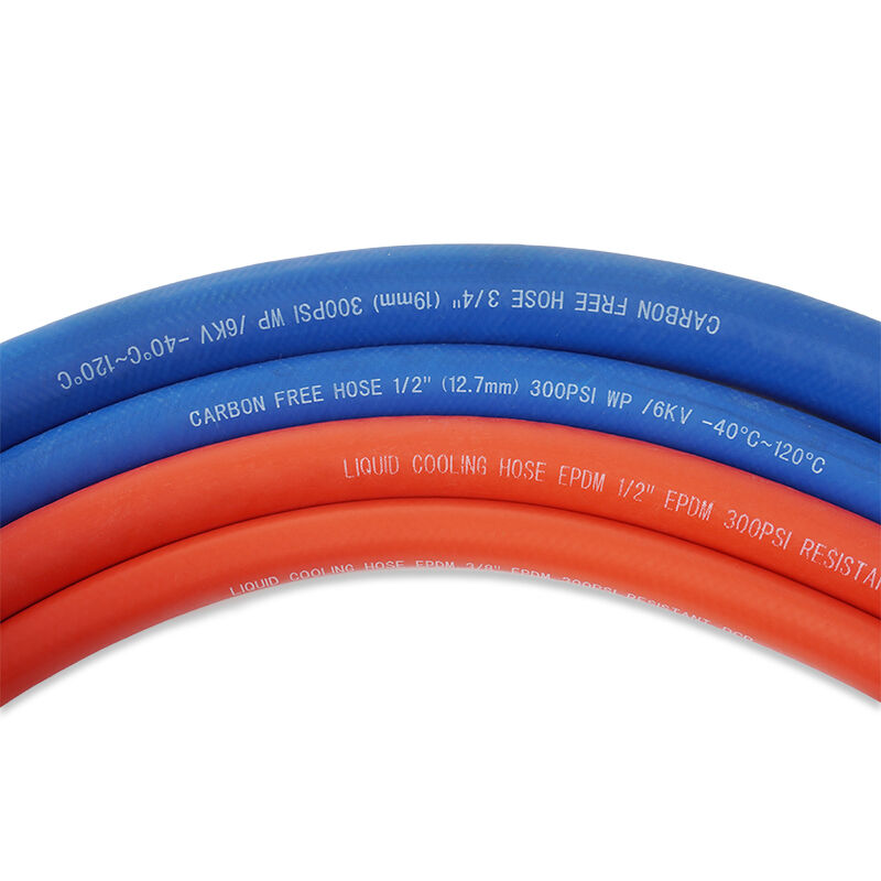 Ống làm mát bằng chất lỏng lưu hóa peroxide cho hệ thống làm mát khuôn ép & khuôn thổi – Ống cao su công nghiệp chống cháy, không dẫn điện (300 PSI)