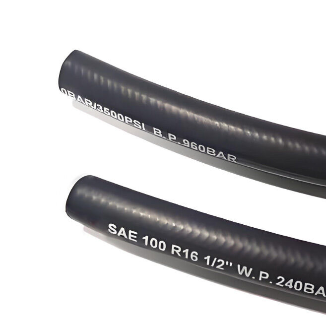 SAE 100R16 ống thủy lực siêu linh hoạt cho hệ thống thủy lực tải với bán kính uốn cong chặt chẽ