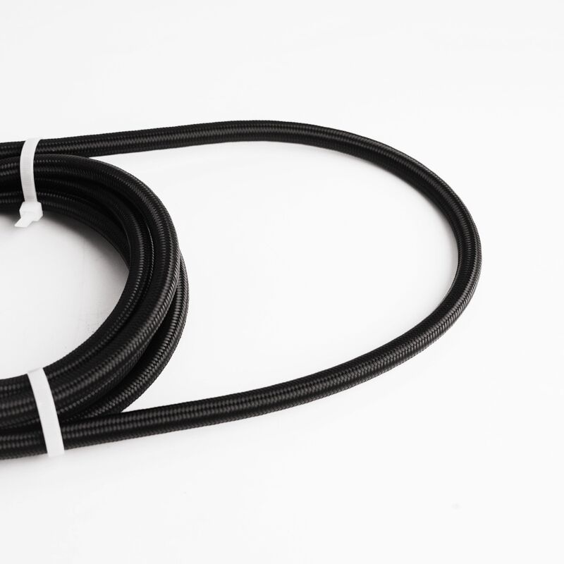 Ống nhiên liệu NBR linh hoạt hiệu suất cao - Bện nylon màu đen, chịu dầu, dịch vụ cắt miễn phí cho hệ thống thủy lực công nghiệp