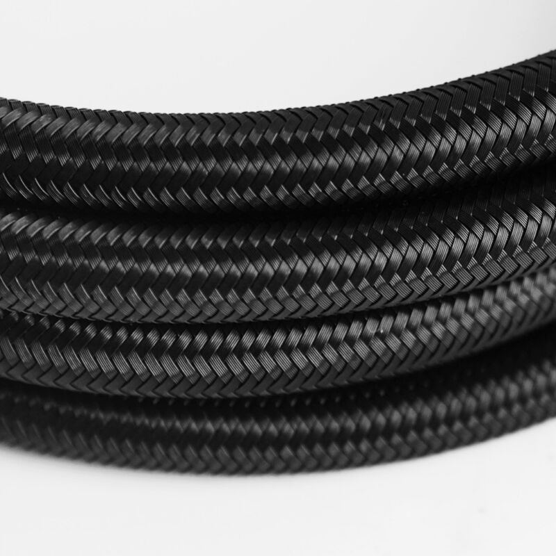 Ống nhiên liệu NBR linh hoạt hiệu suất cao - Bện nylon màu đen, chịu dầu, dịch vụ cắt miễn phí cho hệ thống thủy lực công nghiệp