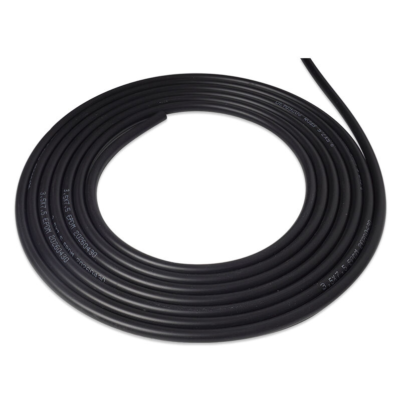Ống cao su EPDM đường kính trong 3.5mm cho hệ thống rửa kính chắn gió, bền bỉ, chống lão hóa, hỗ trợ OEM