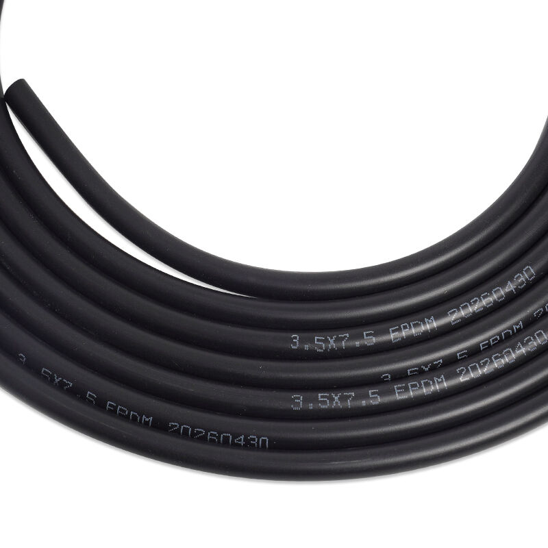 Ống cao su EPDM đường kính trong 3.5mm cho hệ thống rửa kính chắn gió, bền bỉ, chống lão hóa, hỗ trợ OEM